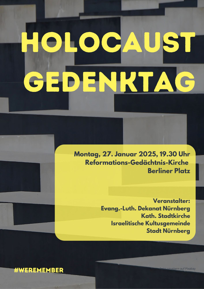 Plakat Holocaust-Gedenktag 2025